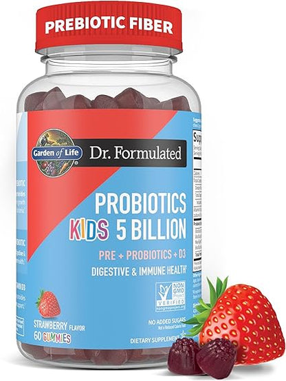 Kids Probiotics Strawberry Gummies by Garden of Life