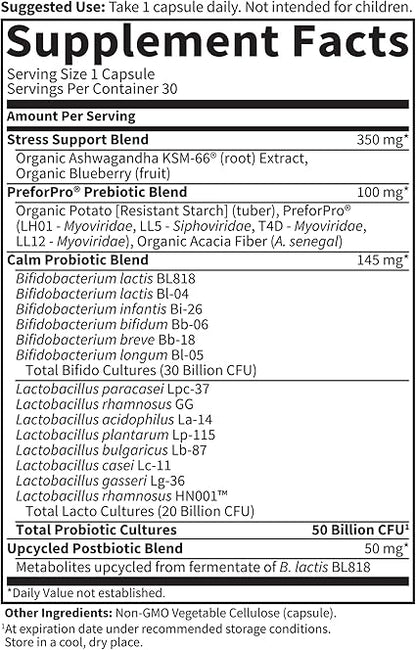 Probiotics Calm Capsules by Garden of Life