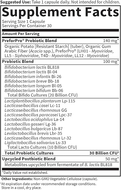 Probiotics 30 Billion Capsules by Garden of Life