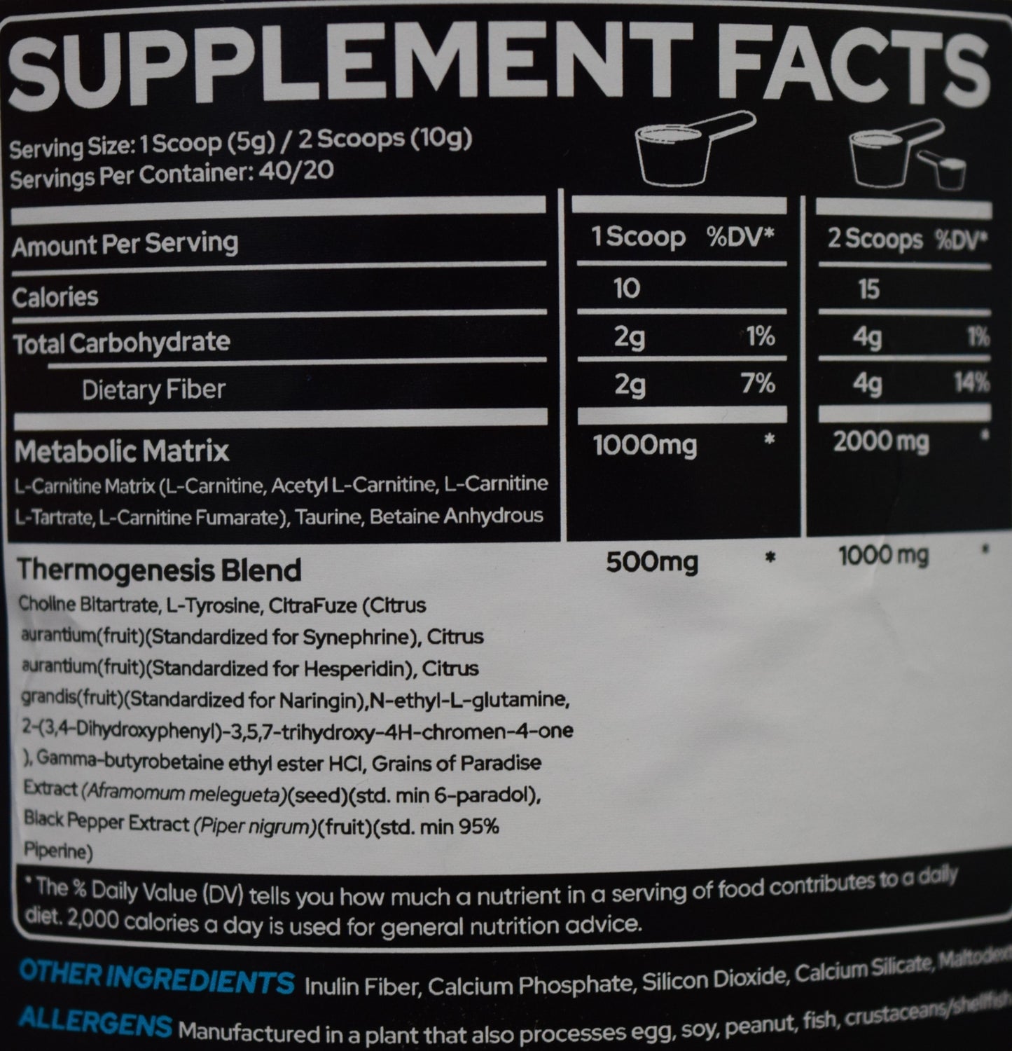 Heat Thermo Unflavored Powder