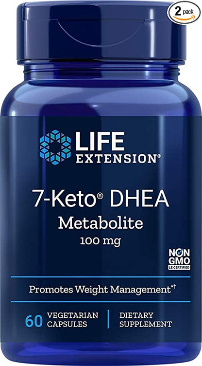 7-Keto DHEA 100mg Veg Capsules by Life Extension