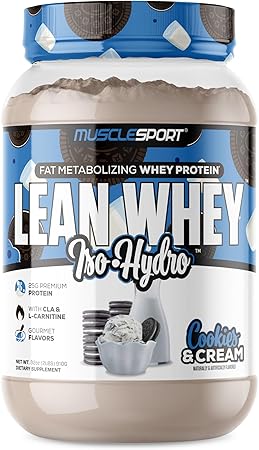 Lean Whey Protein Cookies & Cream by Muscle Sport