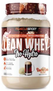 Lean Whey Protein Root Beer Float by Muscle Sport