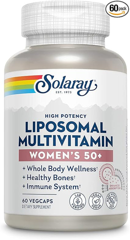 Liposomal Multivitamin Capsules for Women 50+ by Solaray