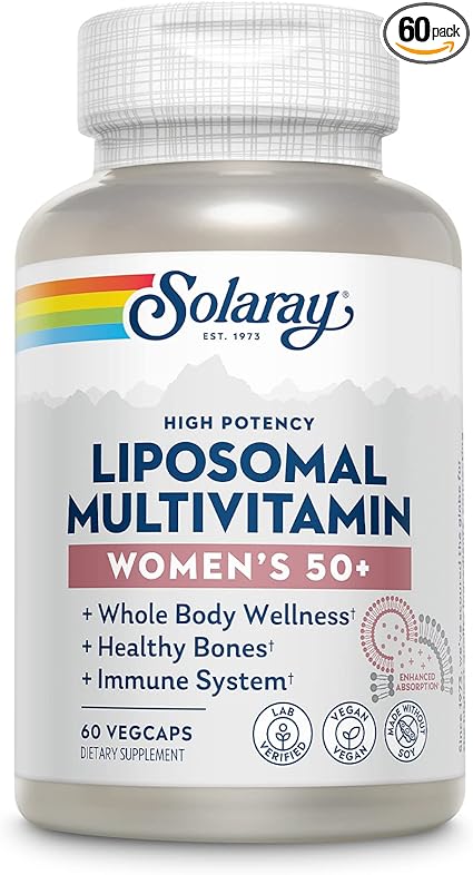 Liposomal Multivitamin Capsules for Women 50+ by Solaray