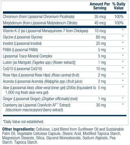 Liposomal Multivitamin Capsules for Women 50+ by Solaray