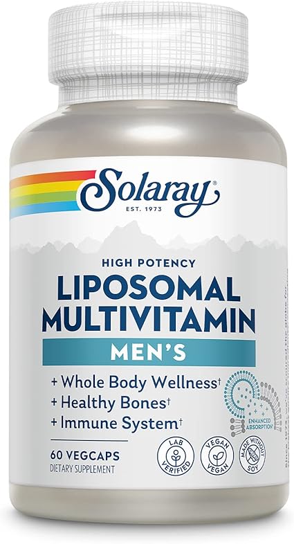 Liposomal Multivitamin Capsules for Men by Solaray