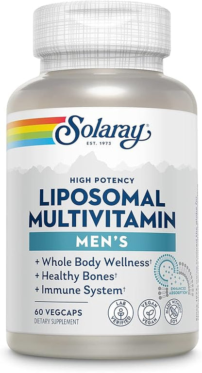 Liposomal Multivitamin Capsules for Men by Solaray