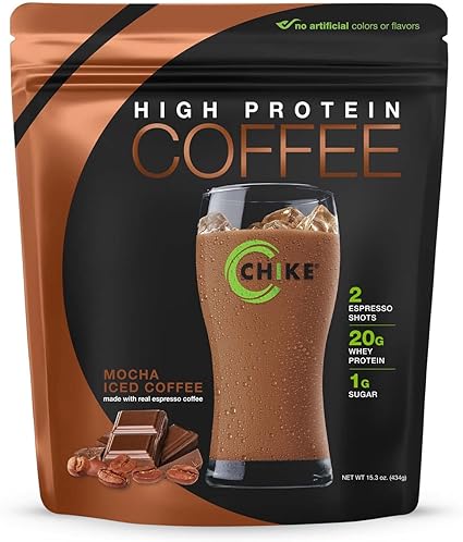 High Protein Coffee Mocha Iced Coffee by Chike