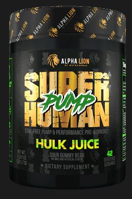 SuperHuman Pump Hulk Juice by Alpha Lion