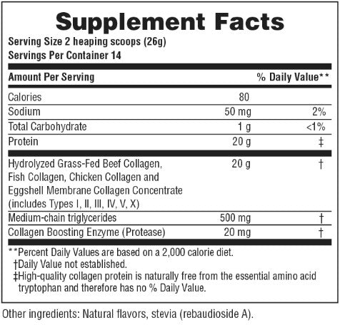 Collagen Peptides Vanilla Powder by Nature's Plus