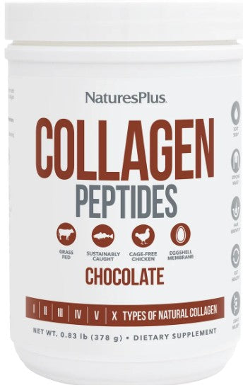 Collagen Peptides Chocolate Powder by Nature's Plus