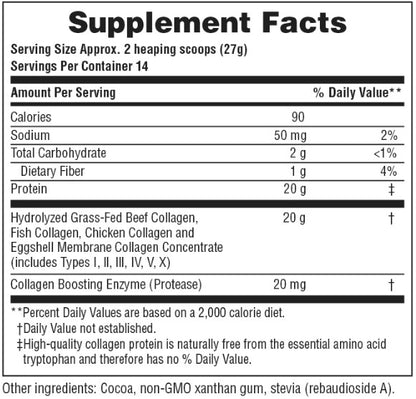Collagen Peptides Chocolate Powder by Nature's Plus