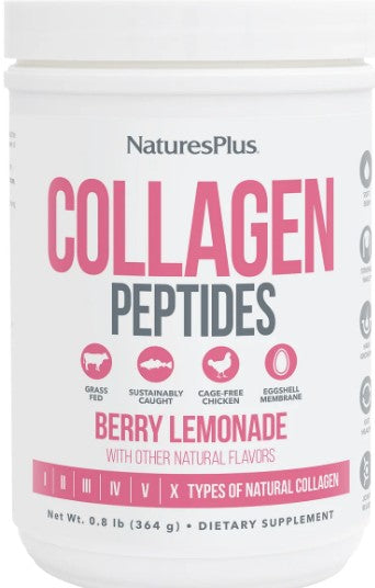 Collagen Peptides Berry Lemonade Powder by Nature's Plus