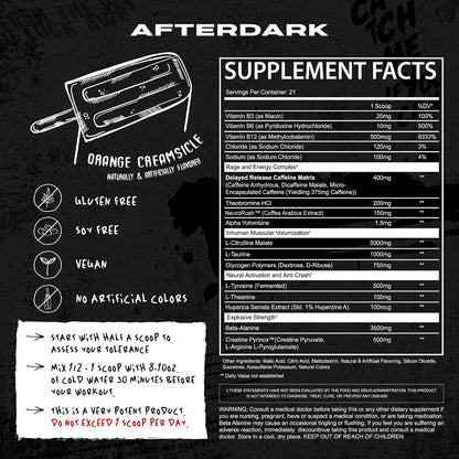 InHuman Preworkout Orange Cream by Afterdark