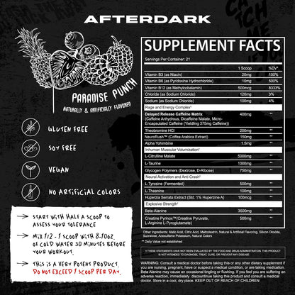 InHuman Preworkout Paradise Punch by Afterdark