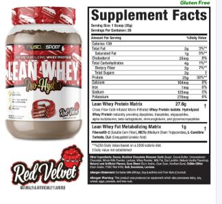 Lean Whey Protein Red Velvet by Muscle Sport