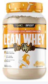 Lean Whey Protein Orange Creamsicle by Muscle Sport
