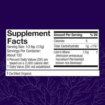 Lion's Mane Mushroom Powder by Host Defense