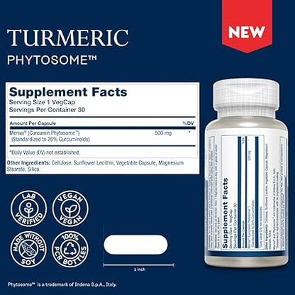 Turmeric Phytosome Capsules by Solaray
