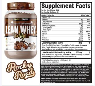 Lean Whey Protein Rocky Road by Muscle Sport