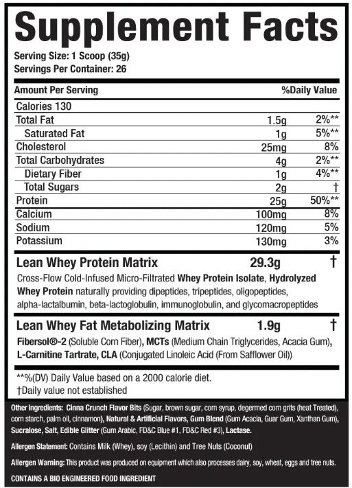Lean Whey Protein Huckleberry Cake by Muscle Sport