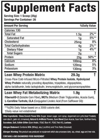 Lean Whey Protein Huckleberry Cake by Muscle Sport