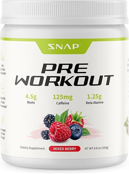 Nitric Oxide PreWorkout Mixed Berry by Snap Supplements
