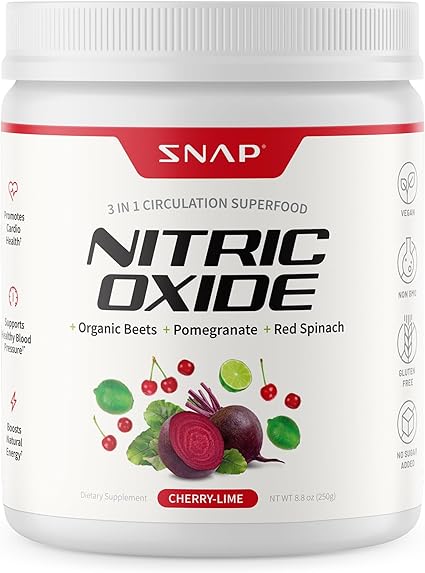 Nitric Oxide Beets Cherry Lime Powder by Snap Supplements