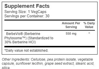 Berberine Phytosome Capsules by Solaray