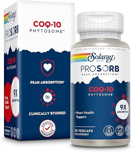 CoQ-10 Phytosome 200mg Capsules by Solaray