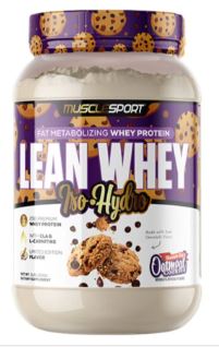 Lean Whey Protein Oatmeal Chocolate Chip Cookie by Muscle Sport