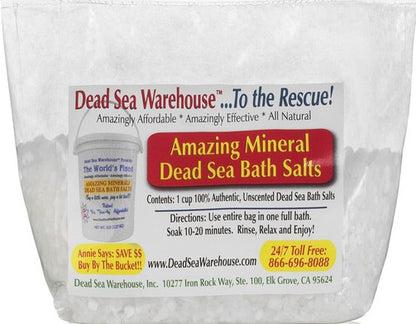 Dead Sea Bath Salts Travel Size Bag