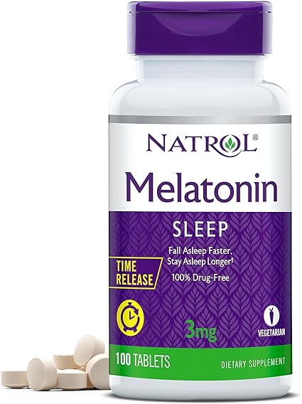 Melatonin 3mg Time Released Tablets by Natrol