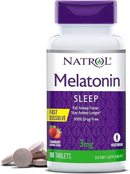 Melatonin 3mg Fast Melt Tabs by Natrol