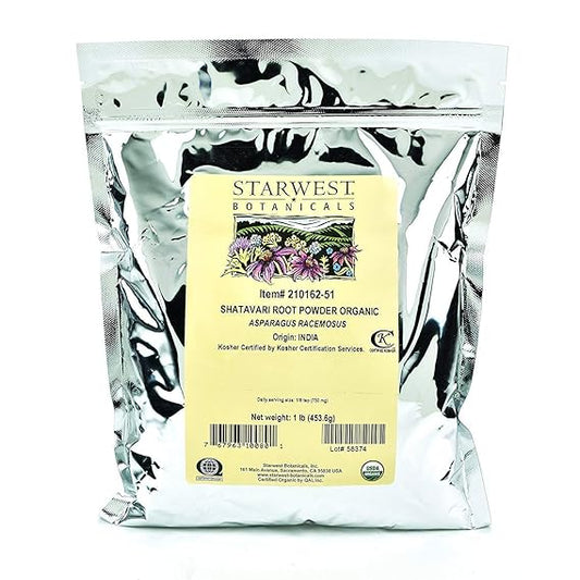 Shatavari Root Powder 1lb by Starwest Botanicals