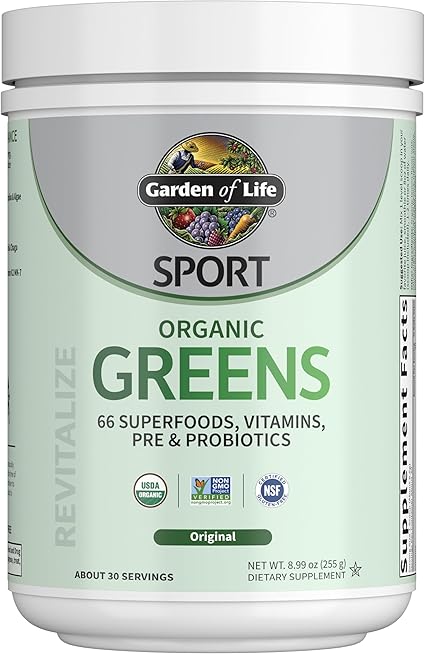 Organic Greens Unflavored Powder by Garden of Life