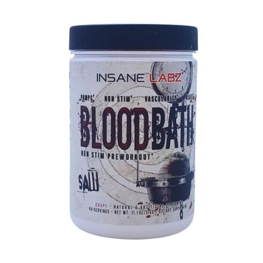 BloodBath Non Stim Preworkout Grape by Insane Labz