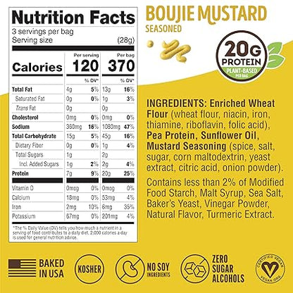 Fitzels Boujie Mustard Pretzels by Lenny& Larry's