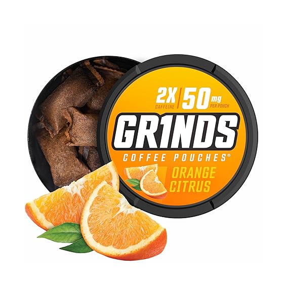 Coffee Pouch Orange by Grinds Coffee Pouches