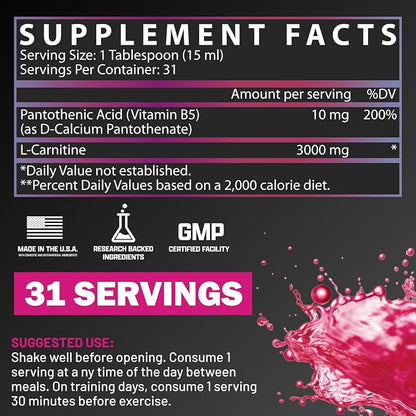 L-Carnitine Liquid 3000 Berry Blast by Nutrex