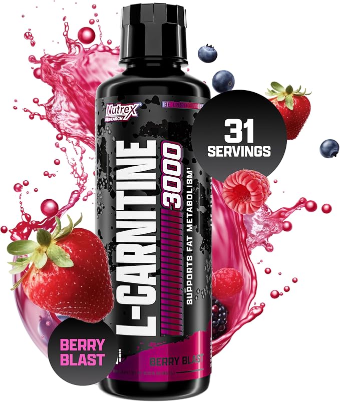 L-Carnitine Liquid 3000 Berry Blast by Nutrex
