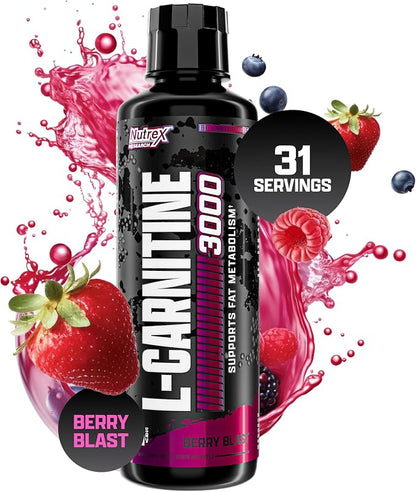 L-Carnitine Liquid 3000 Berry Blast by Nutrex