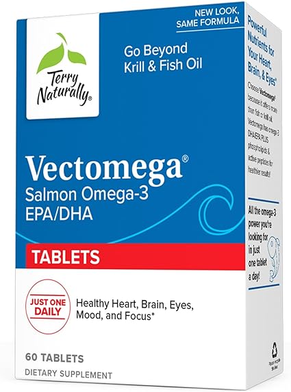 Vectomega Salmon Oil Tablets by Terry Naturally