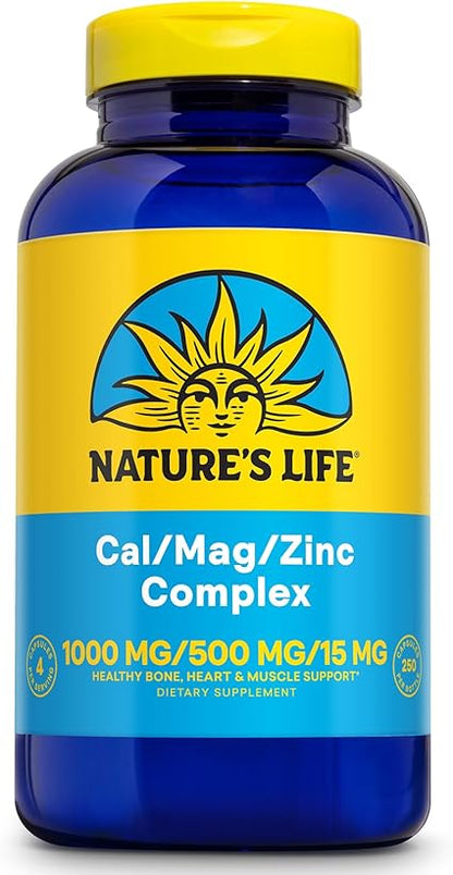 Cal/Mag/Zinc Complex Capsules by Nature's Life