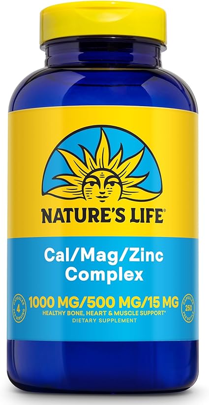 Cal/Mag/Zinc Complex Capsules by Nature's Life