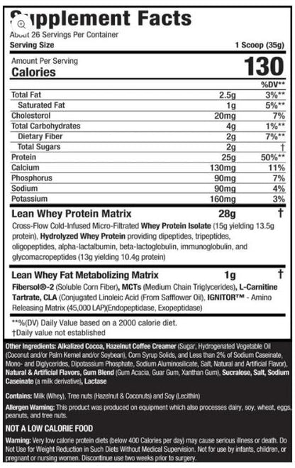 Lean Whey Protein Carrot Cake by Muscle Sport