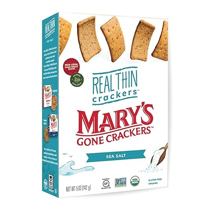 Real Thin Sea Salt Crackers by Mary's Gone Crackers
