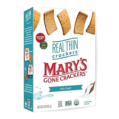 Real Thin Sea Salt Crackers by Mary's Gone Crackers