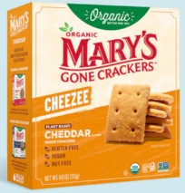 Cheezee Plant Based Cheddar Crackers by Mary's Gone Crackers
